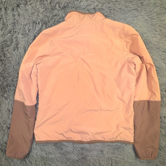 The North Face Womens Small Rose Pink Snap-Front Mountain Sweatshirt Jacket Coat - Picture 8 of 12